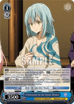 A Discussion for the Future, Rimuru - That Time I Got Reincarnated as a Slime Vol.3 (Common) [TSK/S101-094]