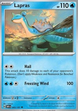 Lapras - Obsidian Flames (Uncommon) [OBF-045]