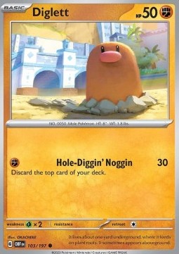 Diglett - Obsidian Flames (Common) [OBF-103]