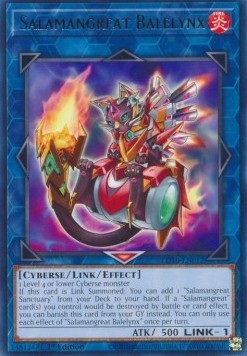 Salamangreat Balelynx⁣ - Legendary Duelists: Soulburning Volcano⁣ (Rare)⁣ [012]