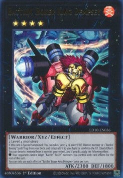 Battlin' Boxer King Dempsey⁣ - Legendary Duelists: Soulburning Volcano⁣ (Ultra Rare)⁣ [036]