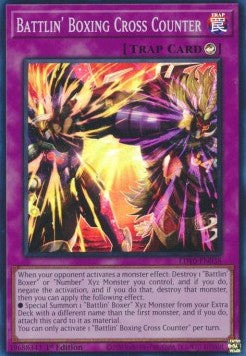 Battlin' Boxing Cross Counter⁣ - Legendary Duelists: Soulburning Volcano⁣ (Super Rare)⁣ [038]