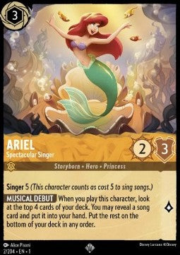 Ariel - Spectacular Singer⁣ - The First Chapter⁣ (Super Rare)⁣ [2]