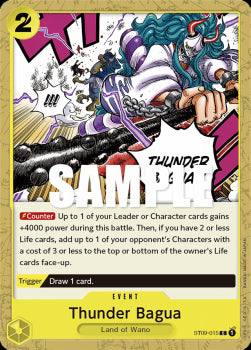 Thunder Bagua (ST09-015)⁣ - Starter Deck: Yamato⁣ (Common)⁣ [015]