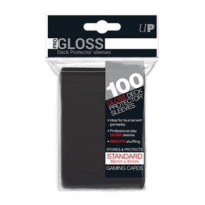 100 Ultra Pro Pro-Gloss Deck Protector Sleeves (Black)