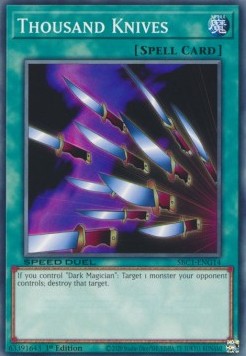 Thousand Knives⁣ - Speed Duel: Streets of Battle City⁣ (Common)⁣ [G14]
