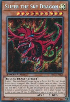 Slifer the Sky Dragon⁣ - Speed Duel: Streets of Battle City⁣ (Secret Rare)⁣ [H01]