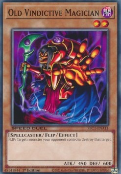 Old Vindictive Magician⁣ - Speed Duel: Streets of Battle City⁣ (Common)⁣ [A11]