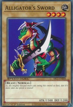 Alligator's Sword⁣ - Speed Duel: Streets of Battle City⁣ (Common)⁣ [B08]