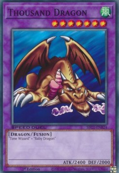Thousand Dragon⁣ - Speed Duel: Streets of Battle City⁣ (Common)⁣ [B24]