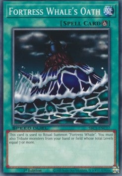 Fortress Whale's Oath⁣ - Speed Duel: Streets of Battle City⁣ (Common)⁣ [C17]