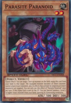 Parasite Paranoid⁣ - Speed Duel: Streets of Battle City⁣ (Common)⁣ [D08]