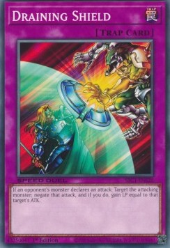 Draining Shield⁣ - Speed Duel: Streets of Battle City⁣ (Common)⁣ [E20]