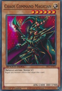 Chaos Command Magician⁣ - Speed Duel: Streets of Battle City⁣ (Common)⁣ [I03]