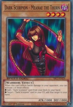 Dark Scorpion - Meanae the Thorn⁣ - Speed Duel: Streets of Battle City⁣ (Common)⁣ [I24]