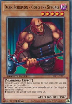 Dark Scorpion - Gorg the Strong⁣ - Speed Duel: Streets of Battle City⁣ (Common)⁣ [I25]