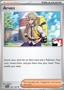 Arven - Play! Pokémon Prize Pack Series Three (Promo) [PPS3-SVI 166]