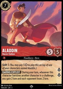 Aladdin - Heroic Outlaw (V.1)⁣ - The First Chapter⁣ (Super Rare)⁣ [104]