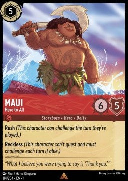 Maui - Hero to All (V.1)⁣ - The First Chapter⁣ (Rare)⁣ [114]
