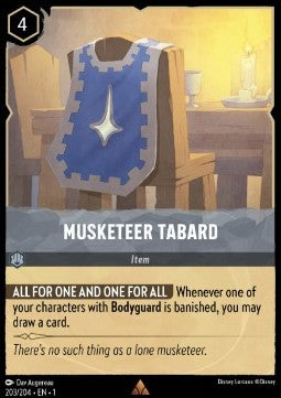 Musketeer Tabard⁣ - The First Chapter⁣ (Rare)⁣ [203]