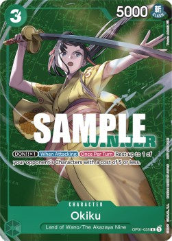 Okiku (OP01-035) (V.2)⁣ - Unnumbered Promos⁣ (Rare)⁣ [OP01-035]
