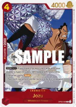 Jozu (OP02-008) (V.1)⁣ - Special Tournament Promos⁣ (Rare)⁣ [OP02-008]