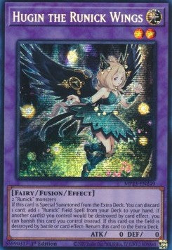 Hugin the Runick Wings⁣ - 25th Anniversary Tin: Dueling Heroes Mega Pack⁣ (Secret Rare)⁣ [249]