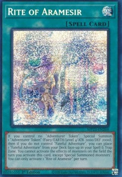Rite of Aramesir⁣ - 25th Anniversary Tin: Dueling Heroes Mega Pack⁣ (Secret Rare)⁣ [264]
