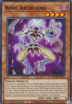 Bone Archfiend⁣ - Structure Deck: The Crimson King⁣ (Common)⁣ [003]