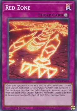 Red Zone⁣ - Structure Deck: The Crimson King⁣ (Common)⁣ [033]