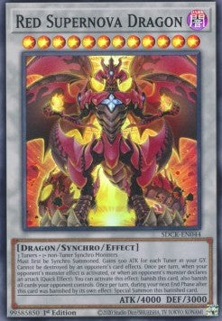 Red Supernova Dragon⁣ - Structure Deck: The Crimson King⁣ (Super Rare)⁣ [044]