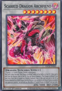 Scarred Dragon Archfiend⁣ - Structure Deck: The Crimson King⁣ (Super Rare)⁣ [049]