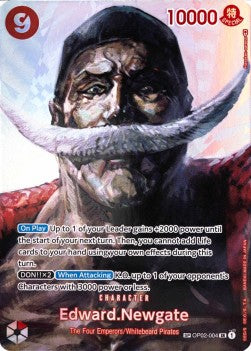 Edward.Newgate (OP02-004)⁣ - Kingdoms of Intrigue⁣ (Special Rare)⁣ [OP02-004]