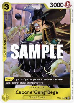Capone"Gang"Bege" (OP04-100) (V.1)⁣ - Kingdoms of Intrigue⁣ (Rare)⁣ [100]