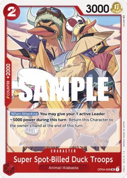 Super Spot-Billed Duck Troops (OP04-009)⁣ - Kingdoms of Intrigue⁣ (Uncommon)⁣ [009]
