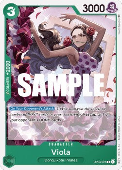 Viola (OP04-021)⁣ - Kingdoms of Intrigue⁣ (Common)⁣ [021]
