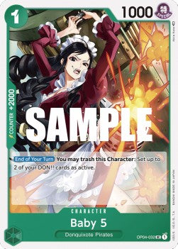 Baby 5 (OP04-032)⁣ - Kingdoms of Intrigue⁣ (Uncommon)⁣ [032]
