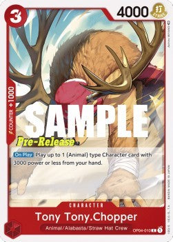 Tony Tony.Chopper (OP04-010)⁣ - Promos: Kingdoms of Intrigue⁣ (Common)⁣ [010]