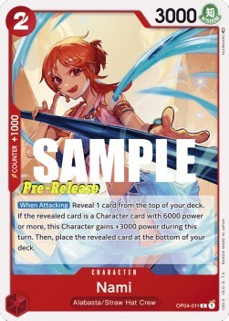 Nami (OP04-011)⁣ - Promos: Kingdoms of Intrigue⁣ (Common)⁣ [011]