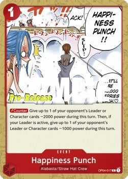 Happiness Punch (OP04-017)⁣ - Promos: Kingdoms of Intrigue⁣ (Common)⁣ [017]