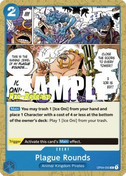 Plague Rounds (OP04-055)⁣ - Promos: Kingdoms of Intrigue⁣ (Common)⁣ [055]