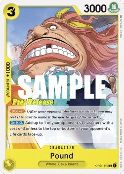 Pound (OP04-110)⁣ - Promos: Kingdoms of Intrigue⁣ (Common)⁣ [110]