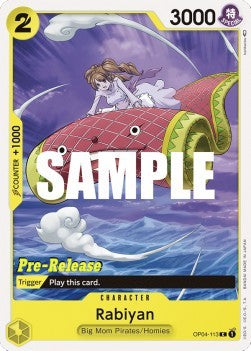 Rabiyan (OP04-113)⁣ - Promos: Kingdoms of Intrigue⁣ (Common)⁣ [113]