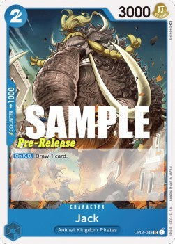 Jack (OP04-049)⁣ - Promos: Kingdoms of Intrigue⁣ (Uncommon)⁣ [049]