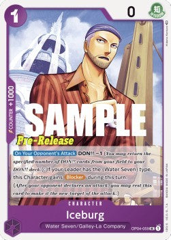 Iceburg (OP04-059)⁣ - Promos: Kingdoms of Intrigue⁣ (Uncommon)⁣ [059]