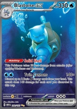 Blastoise ex - 151 (Special Illustration Rare) [MEW-200]