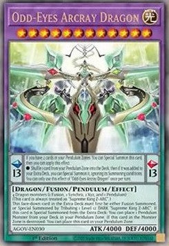 Odd-Eyes Arcray Dragon (V.1 - Ultra Rare) - Age of Overlord (Ultra Rare) [AGOV-030]