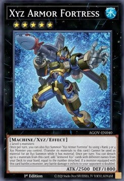 Xyz Armor Fortress⁣ - Age of Overlord⁣ (Super Rare)⁣ [040]