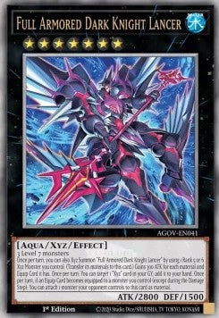 Full Armored Dark Knight Lancer (V.2 - Quarter Century Secret Rare)