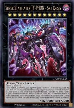 Super Starslayer TY-PHON - Sky Crisis (V.1 - Ultra Rare)⁣ - Age of Overlord⁣ (Ultra Rare)⁣ [042]